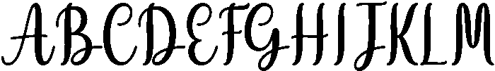 Girly Regular otf (400) Font UPPERCASE