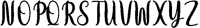 Girly Regular otf (400) Font UPPERCASE