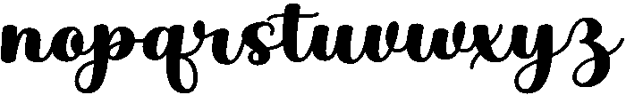 Girly-Regular otf (400) Font LOWERCASE