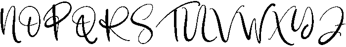 Girly Regular otf (400) Font UPPERCASE