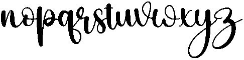 Girly Regular otf (400) Font LOWERCASE