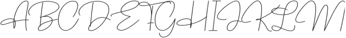 Girly Signature Regular otf (400) Font UPPERCASE