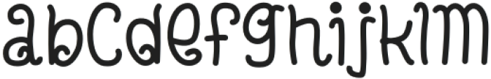 Girly-Twirly Regular otf (400) Font LOWERCASE