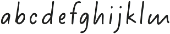 Girly and Lovely Spaced otf (400) Font LOWERCASE