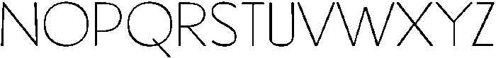 Girtyne Extra Light otf (200) Font UPPERCASE