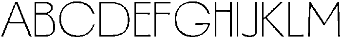Girtyne Extra Light ttf (200) Font UPPERCASE