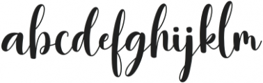 GisellaAnistasy-Regular otf (400) Font LOWERCASE