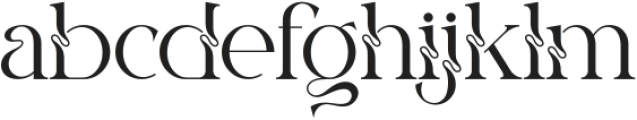 Gissera otf (400) Font LOWERCASE