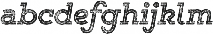 Gist Rough Exbold Two otf (700) Font LOWERCASE
