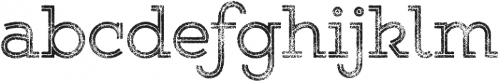 Gist Rough Upright Regular Three otf (400) Font LOWERCASE