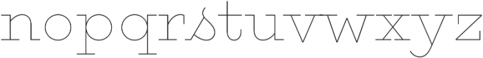 Gist Upright Line Extrabold otf (700) Font LOWERCASE