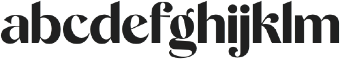 Gistra Regular otf (400) Font LOWERCASE