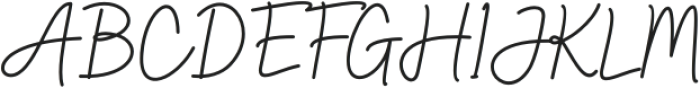 Gittany Signature otf (400) Font UPPERCASE