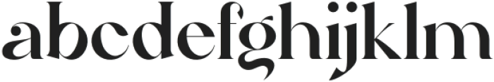 Gitte Regular otf (400) Font LOWERCASE