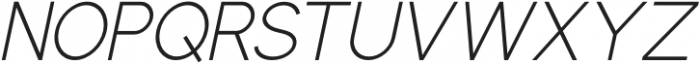 Giuconda Thin Italic Italic otf (100) Font UPPERCASE