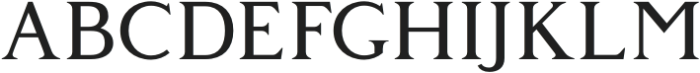 Giveny-Regular otf (400) Font UPPERCASE