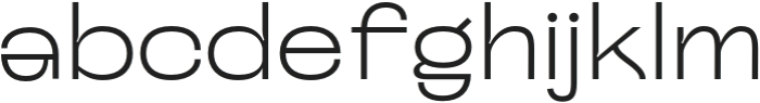 Gizale Light otf (300) Font LOWERCASE