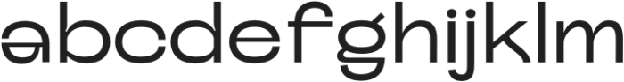 Gizale Regular otf (400) Font LOWERCASE