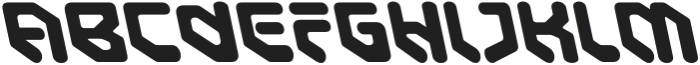 Gizmos Reverse Italic otf (400) Font UPPERCASE