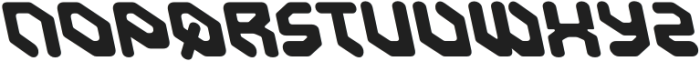 Gizmos Reverse Italic otf (400) Font UPPERCASE