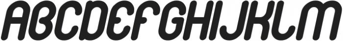 gitchgitch Bold Italic otf (700) Font UPPERCASE
