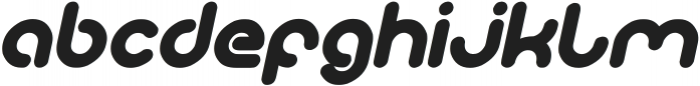 gitchgitch Bold Italic otf (700) Font LOWERCASE