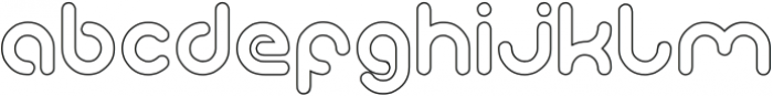 gitchgitch-Hollow otf (400) Font LOWERCASE
