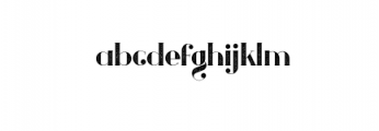 Gigs Trace.ttf Font LOWERCASE