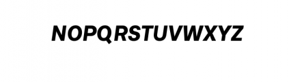 Gilfoy Neue Extra Bold Italic.otf Font UPPERCASE