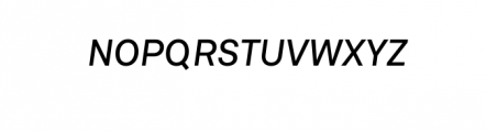Gilfoy Neue Medium Italic.otf Font UPPERCASE