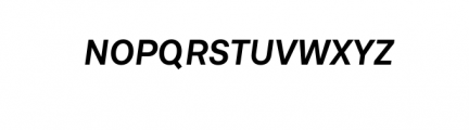 Gilfoy Neue Semi Bold Italic.otf Font UPPERCASE