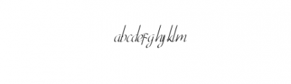 GingerSpice-Italic.otf Font LOWERCASE