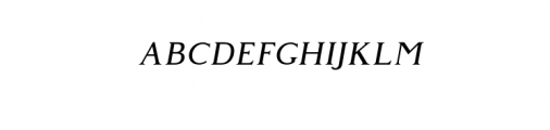 Giveny Italic.otf Font UPPERCASE