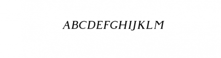 Giveny Italic.otf Font LOWERCASE