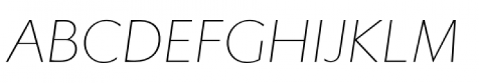 Gibbs Thin Italic Font UPPERCASE