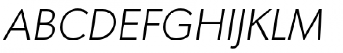 Gibson Light Italic Font UPPERCASE