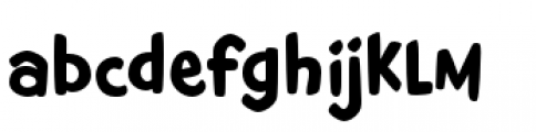 Giggles BTN Bold Font LOWERCASE