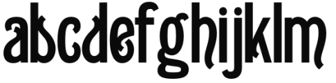 Gildabeth Bold Font LOWERCASE