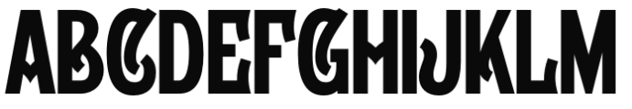 Gildabeth ExtraBold Font UPPERCASE