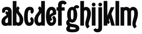 Gildabeth ExtraBold Font LOWERCASE