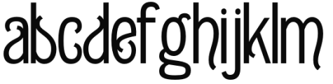 Gildabeth Regular Font LOWERCASE