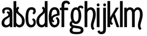 Gildabeth SemiBold Font LOWERCASE