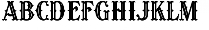 Gilded Age Inline Font UPPERCASE