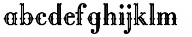 Gilded Age Inline Font LOWERCASE