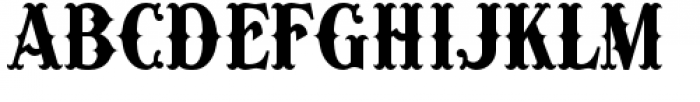 Gilded Age Regular Font UPPERCASE