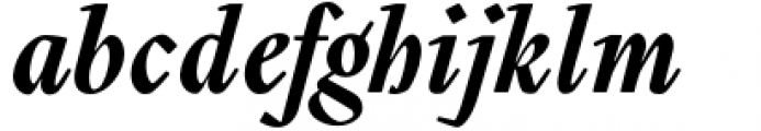 Gilman Bold Italic Font LOWERCASE