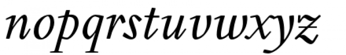 Gilman Italic Font LOWERCASE