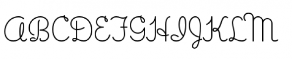 Gimbel Script Regular Font UPPERCASE