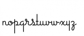 Gimbel Script Regular Font LOWERCASE
