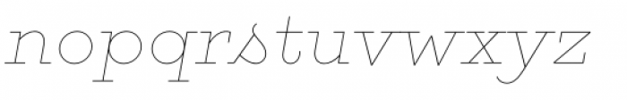 Gist Line Regular Font LOWERCASE